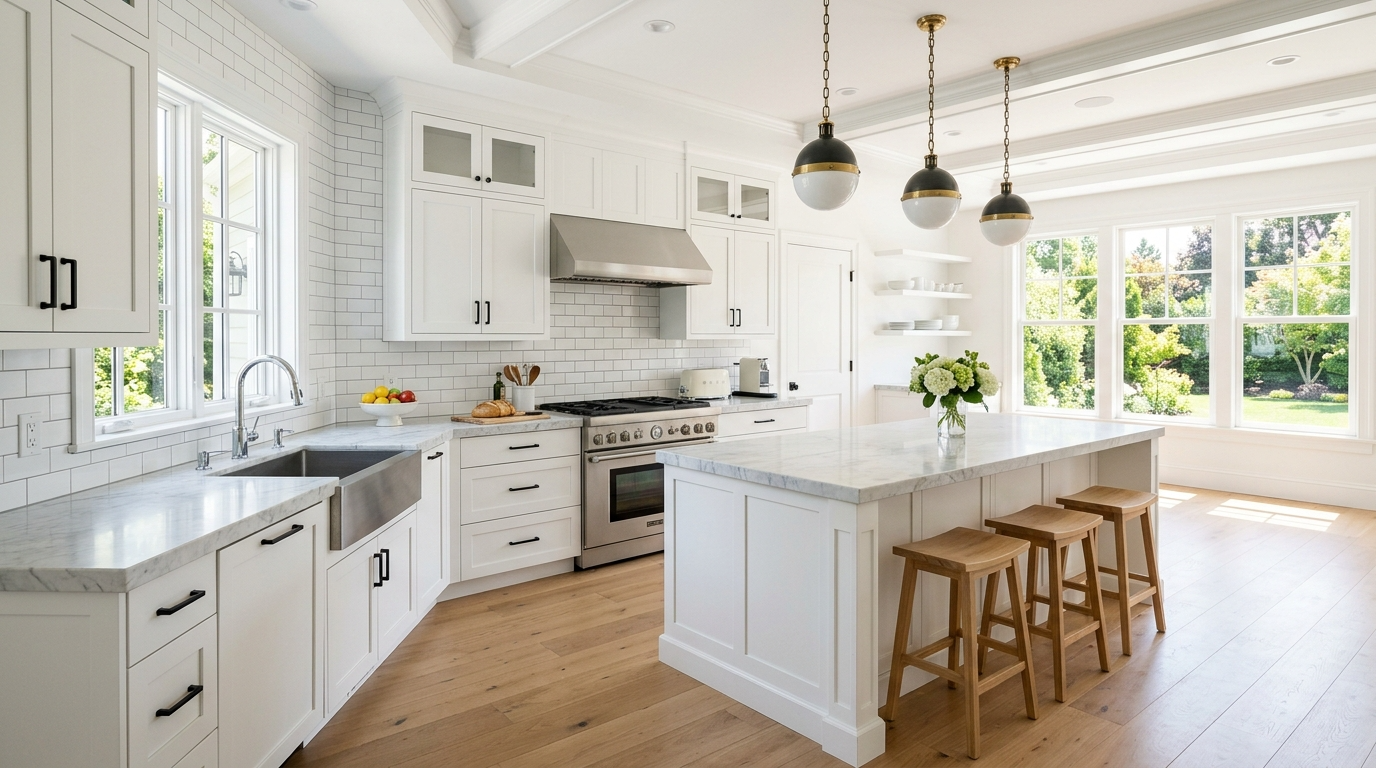 15 Bright White Kitchen Ideas for a Clean and Timeless Cookspace